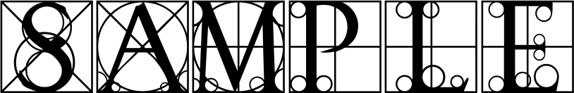 Typographer Caps example