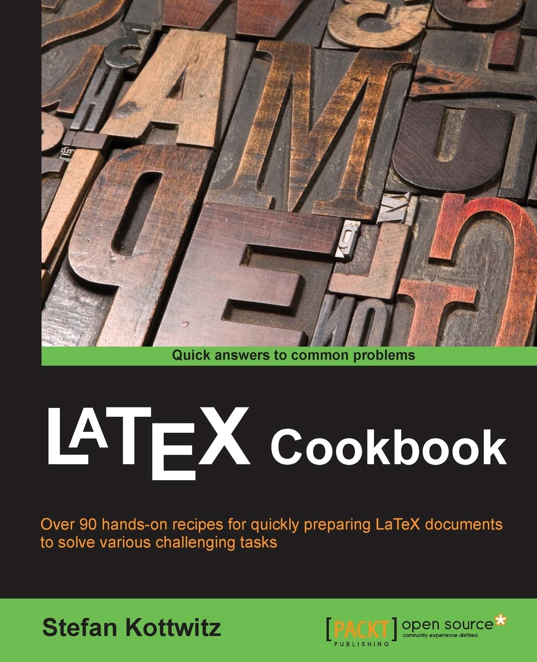 cover of LaTeX Cookbook by Kottwitz