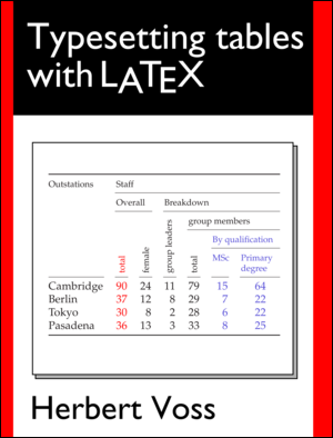 Typesetting Tables with LaTeX